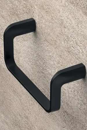 Colombo design Trenta B30310NM Porta Salvietta Ad Anello Nero Opaco Nuovo Arrivo