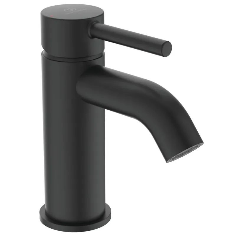 Ideal Standard Ceraline Miscelatore Lavabo Con Asta Salterello E Piletta Nero Opaco Bc193xg Di Tendenza