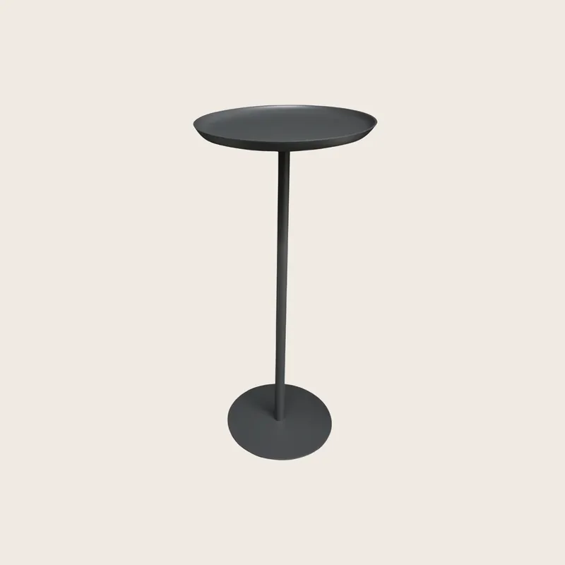 Prezzo Scontato Antonio Lupi Lino2 Tavolino 36 cm in Cristalplant Matita Goffrato