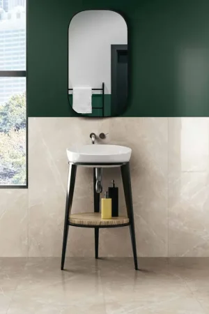 Cerim Elemental Stone Pavimento Rivestimento 60x120 Cm 10mm Effetto Pietra In Gres Porcellanato Smaltato White Dolomia Professionale