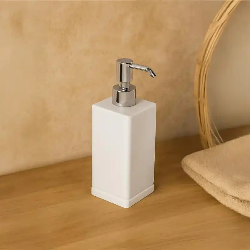 Ultima Occasione Dispenser portasapone liquido in Ceramica bianco Opaco
