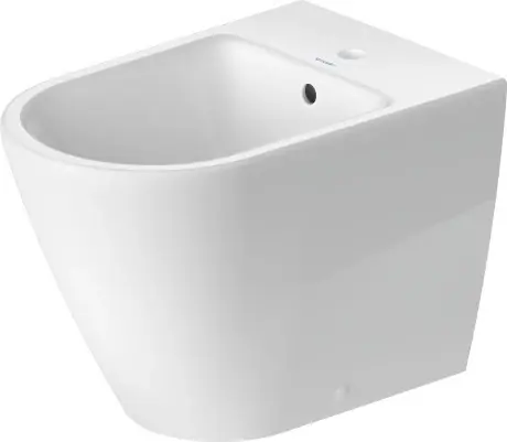 Esclusivo Bidet a Pavimento Filo Parete Monoforo in Ceramica Bianco D-Neo 2295100000 Duravit