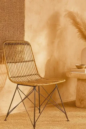 Promozione Andrea Bizzotto Lucila Sedia contemporanea in fibre naturali Kubu 0671474