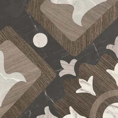 Pavimento 20x20 con decoro Effetto Legno In Gres Porcellanato Glam 04 Ceramica Sant Agostino Intarsi CSAIGL0420 Compra Adesso