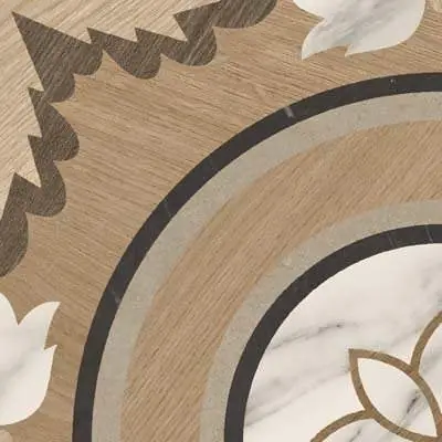 Pavimento 20x20 con decoro Effetto Legno In Gres Porcellanato Elite 03 Ceramica Sant Agostino Intarsi CSAIEL0320 Spedito Oggi