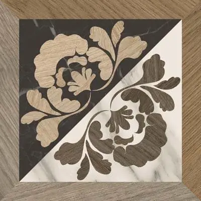 Pavimento decorativo 20x20 Effetto Legno In Gres Porcellanato Elite 02 Intarsi CSAIEL0220 Ceramica Sant Agostino Bestseller