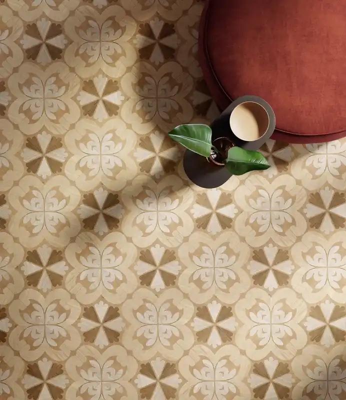Offerta Limitata Pavimento 20x20 con decoro Effetto Legno In Gres Porcellanato Classic 05 Ceramica Sant Agostino Intarsi CSAICL0520