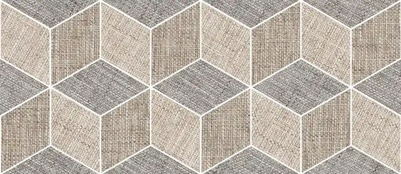 Rivestimento 20x46 decoro Effetto Tessuto in Gres Porcellanato Mix Dark Ceramica Sant Agostino Fineart Hexagon CSAEXFMD01 Più Venduto