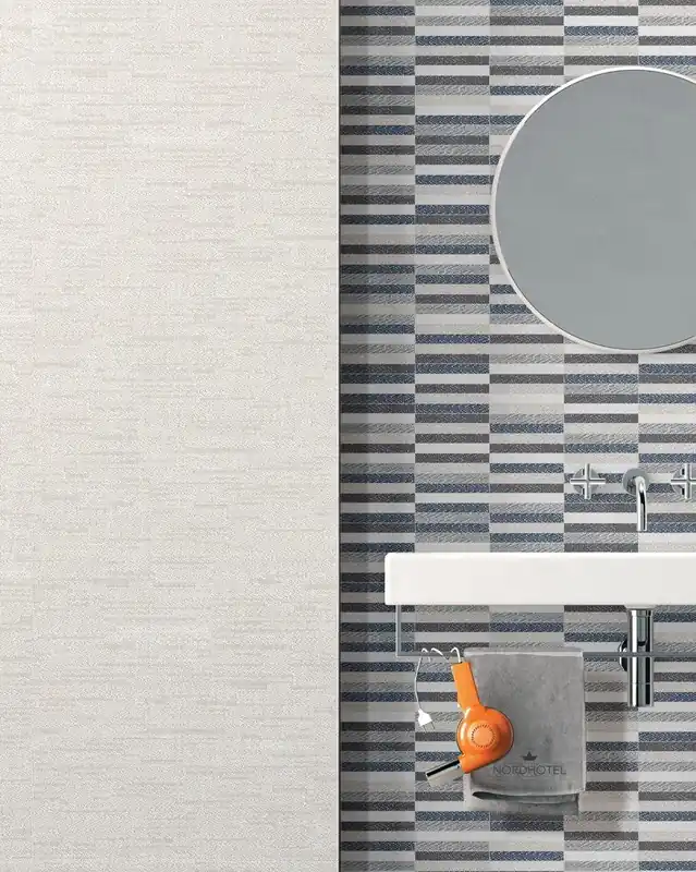 Offerta Lampo Pavimento rivestimento 60x60 Effetto Tessuto Gres Porcellanato Rettificato White Digitalart CSADIAWH60 Ceramica Sant Agostino