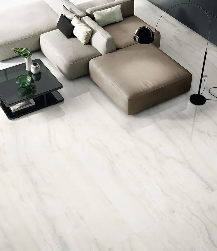 Pavimento rivestimento 7,3x29,6 Effetto Marmo Gres Porcellanato Rettificato White Krystal Ceramica Sant Agostino Ayoka CSAAKWK730 Quantità Limitata