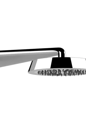 Compra Oggi Stesso Soffione doccia 24 cm tondo Anticalcare Orientabile con braccio a parete Cromo Cono 45151 Gessi