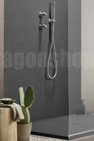 Non Perdere Piatto Doccia 80x120 antiscivolo tagliabile Piombo Agha Pixel