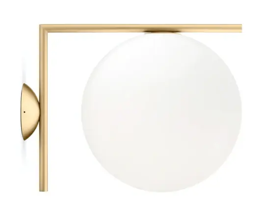 Flos IC Lights Ceiling/Wall 2 Lampada 30 cm parete soffitto ottone F3179059 Offerta Lampo