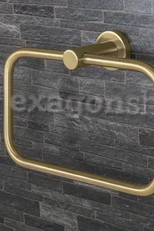 Colombo Plus portasciugamani Ad Anello Oro mat Ultima Occasione