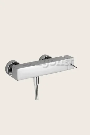 A Buon Prezzo Paffoni Level Lea168st Miscelatore Doccia Esterno Steel Looking Acciaio