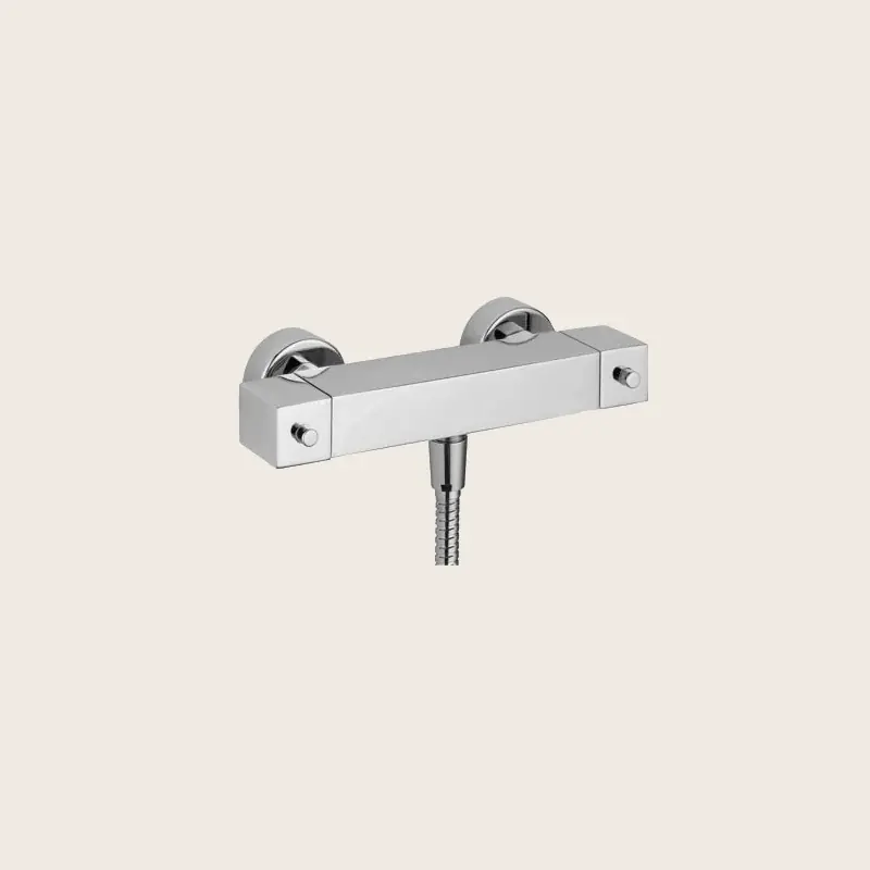 Acquista Ora Paffoni Level Leq268st Miscelatore doccia Esterno con limitatore di portata ECOSTOP Steel Acciaio