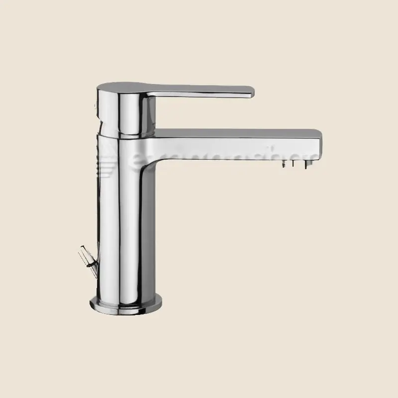 Nuova Collezione Paffoni West Ws075 Es Miscelatore lavabo Energy Saving Funzione Eco Con Scarico Cromo