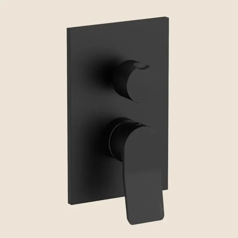Paffoni Tilt Ti018no Miscelatore doccia Incasso 2 Uscite Senza Parte Incasso Nero Opaco Nuova Collezione