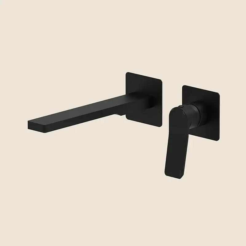 Paffoni Tilt Ti106no70 Miscelatore lavabo Incasso 2 Fori 2 Piastre Nero Opaco Professionale