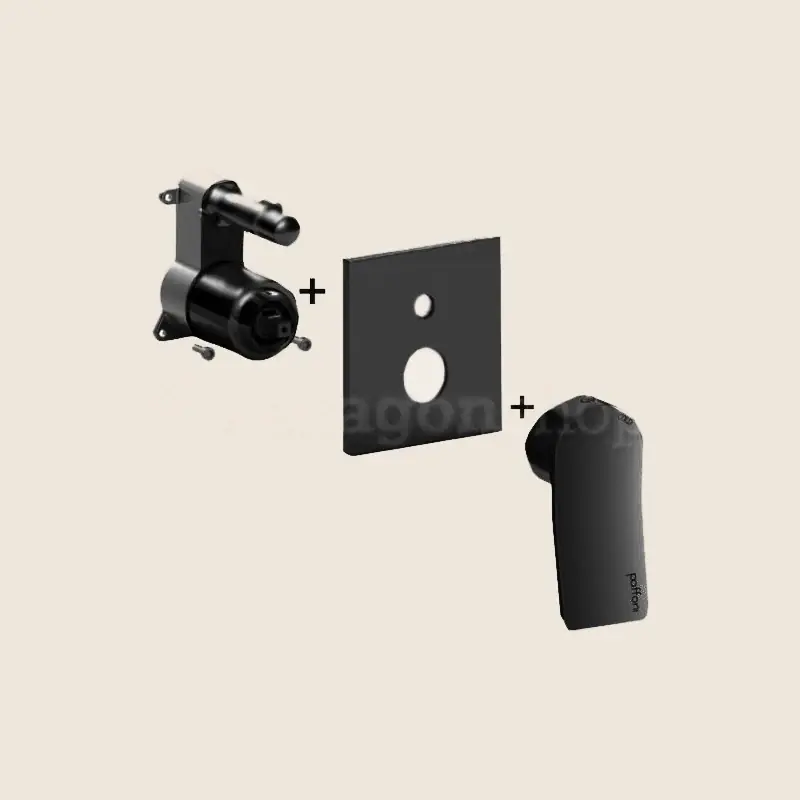 Compra Adesso Paffoni Tilt Tibox015no Miscelatore doccia Incasso 2 Utenze Senza Parte Incasso Nero Opaco
