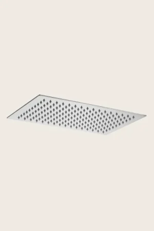 Ultimissimo Modello Paffoni Blanc Soffione Doccia 34x22 rettangolare Cromo Zsof102