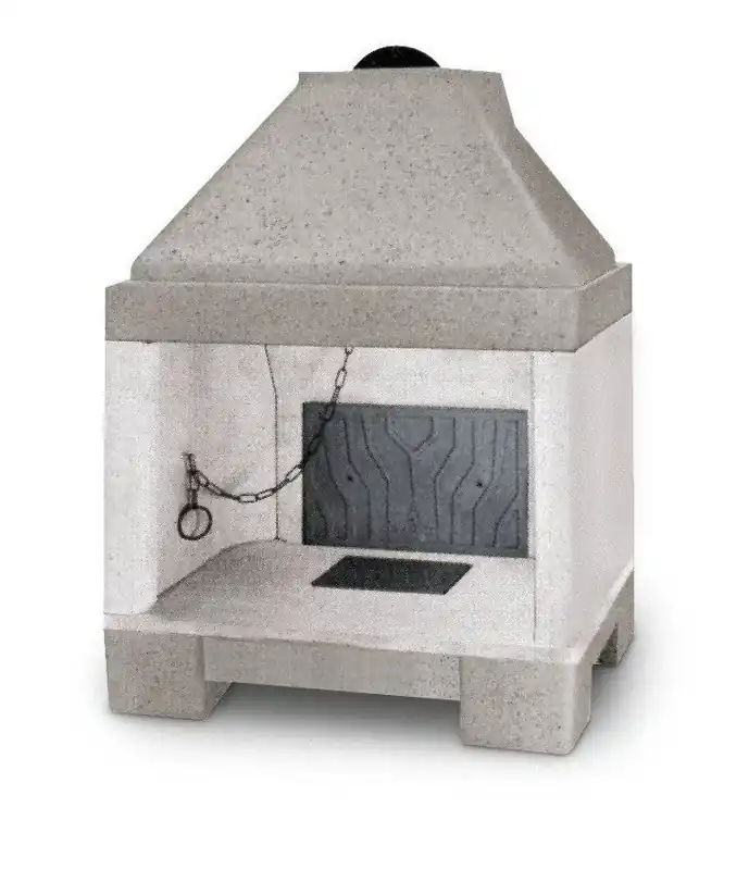 Focolare in refrattario 100x113x65 con registro fumi Palazzetti Patio 86 R Must-Have