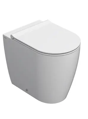 Ultimissimo Modello Ceramica Globo Mode Vaso A Pavimento Senza Brida senza sedile bianco Opaco