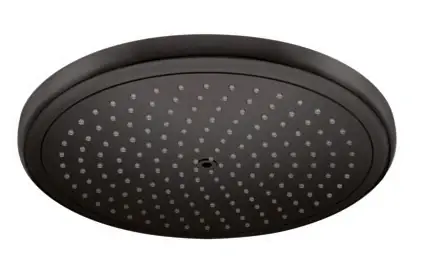 Soffione Doccia 280 1jet Nero Opaco Hansgrohe Croma 26220670 Saldi