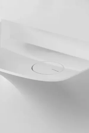 Ultime Pezzi Antonio Lupi Design Soffio Lavavo Da Incasso Parete In Corian Bianco
