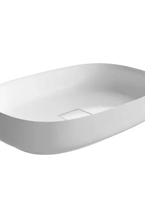Antonio Lupi Bolomood63 Lavabo 63x40 In Flumood Bianco Lucido Esclusivo