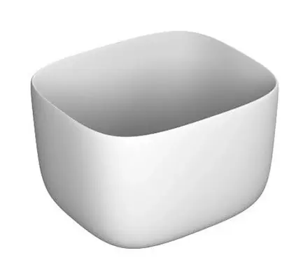 Promo Stagionale Antonio Lupi Poggio 46x40 Lavabo Da Appoggio In Flumood Bianco