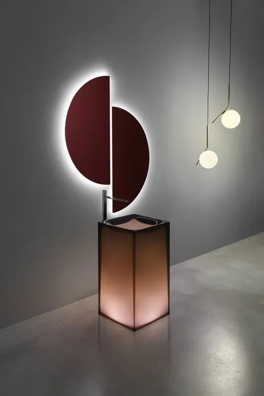 Subito Disponibile Antonio Lupi Specchio 90 senza Illuminazione Spicchio
