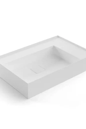 Spedizione Espresso Antonio Lupi Lavabo 72x47 Da Appoggio In Flumood Bianco Graffiom72