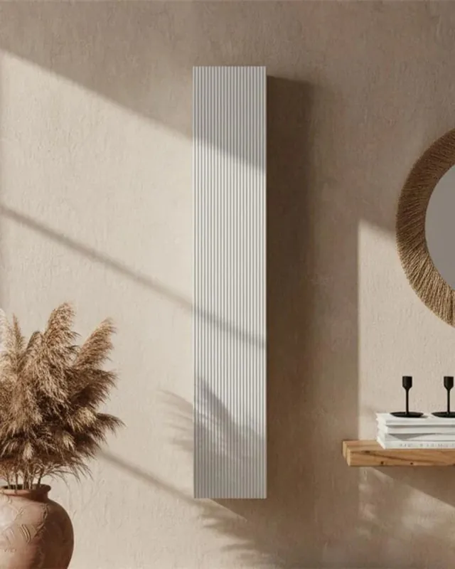 Colonna sospesa Bianco Opaco 26x150 Urbino Cannettata con Anta destra Promozione Esclusiva