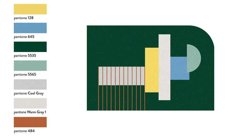 Antonio Lupi Geometrie Volanti Tappeto 200x300 In Velluto Gv643 Prezzo Conveniente