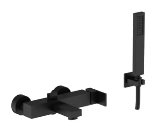 Miscelatore vasca monocomando con doccetta nero opaco PILLAR 9k150 Compra Oggi Stesso