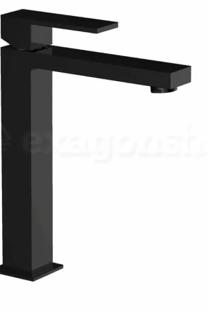 Pillar Miscelatore lavabo super alto con scarico click clack nero opaco 9k375 Occasione