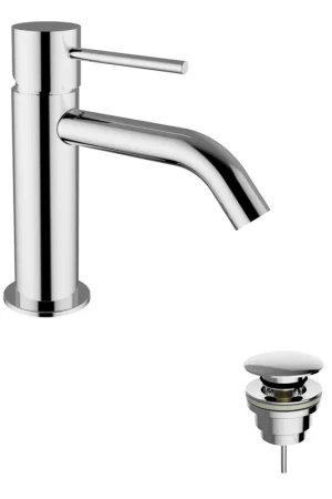 Popolare Jabil 25 Miscelatore monocomando lavabo con scarico click clack cromo lucido