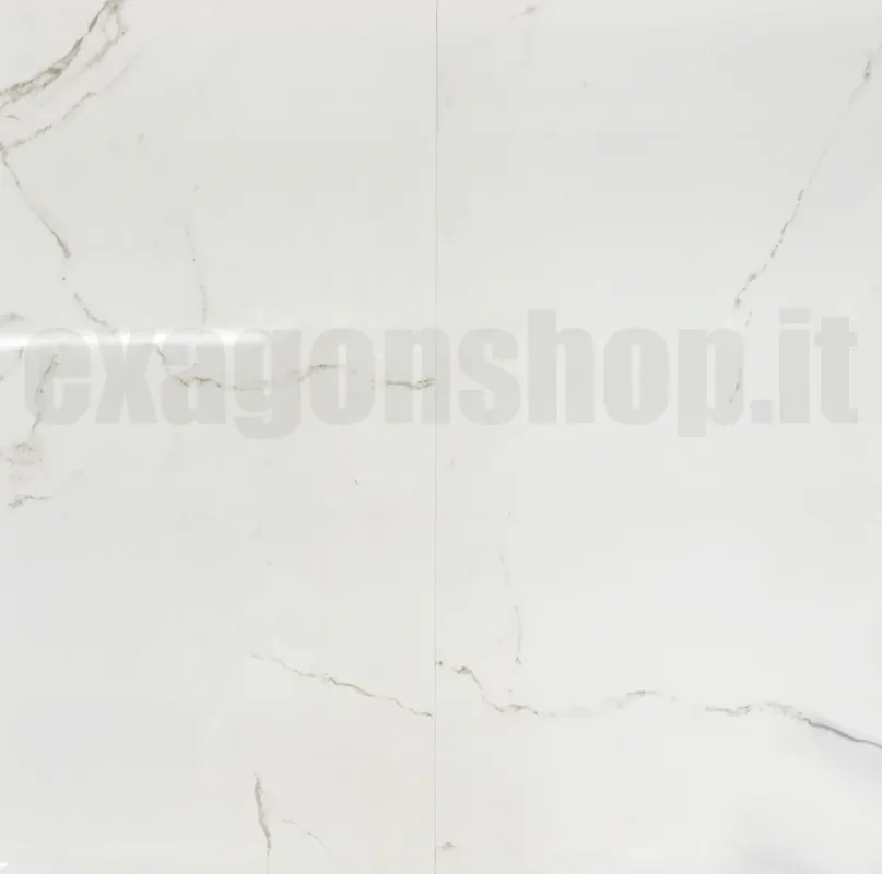 Popolare La Fenice Marble 80x80 Pavimento Rivestimento Rettificato Effetto Marmo Prima Scelta Statuario