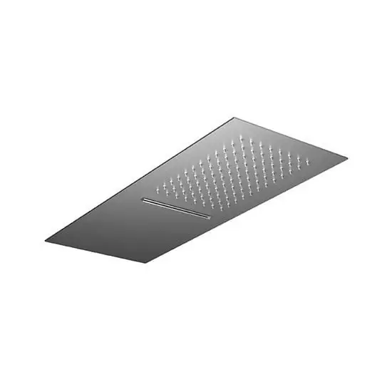 Antonio Lupi Bilastra Lu Soffione 20x50 a Cascata in Acciaio inox Lucido Subito Disponibile