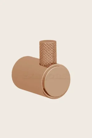 Esclusivo Bertocci Easy Gancio Appendino con texture godronata incrociata oro rosa