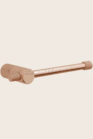 Bertocci Easy porta rotolo sinistro a muro a texture mille righe oro rosa Occasione