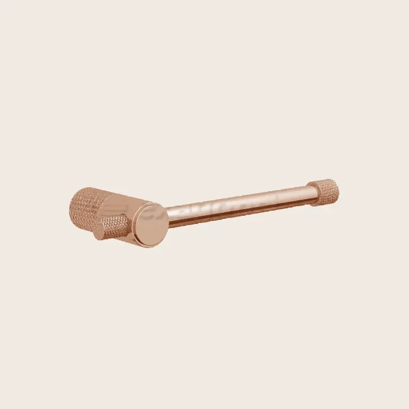 Bertocci Easy porta rotolo a muro sinistro a texture incrociata oro rosa Spedizione Espresso