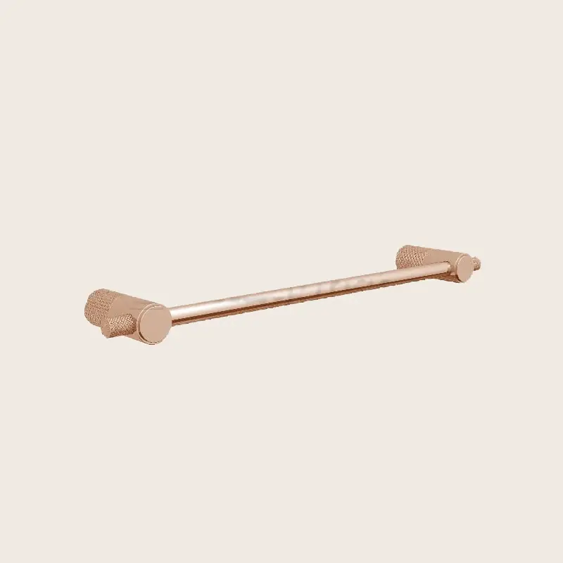 Bertocci Easy Porta asciugamani 35 cm a muro texture incrociata oro rosa Compra Online