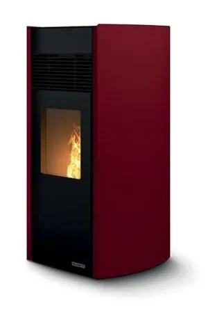 Compra Adesso Palazzetti Milu 8 Stufa a pellet ad aria in acciaio rosso 805806920