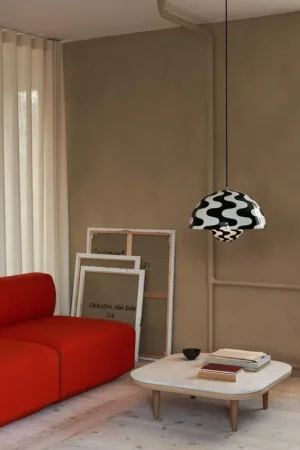 &Tradition Flowerpot Vp2 Lampadario A Sospensione Black&White Prezzo Di Fabbrica