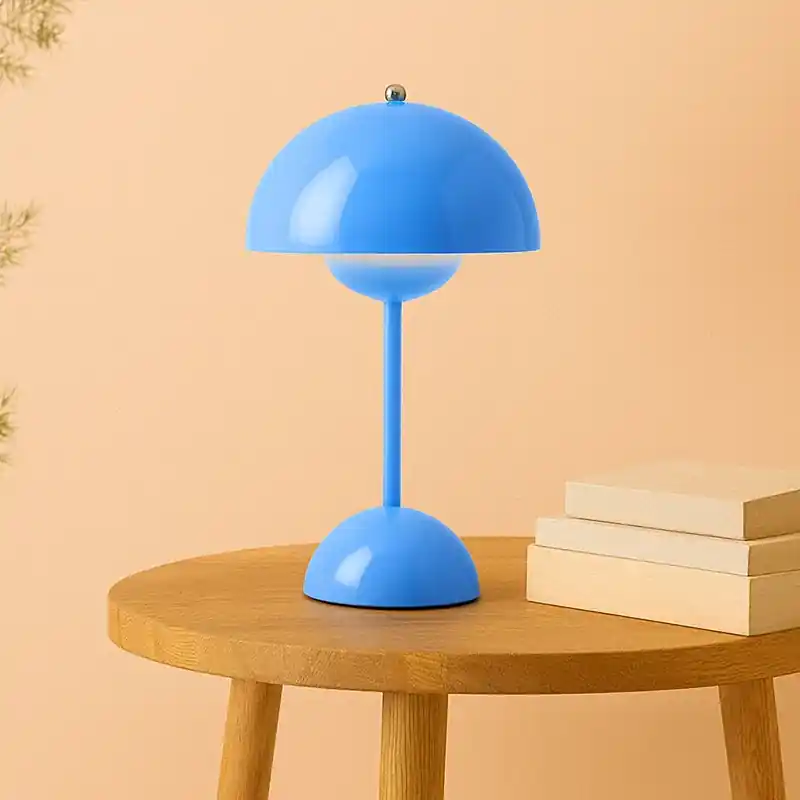 Subito Disponibile &Tradition Flowerpot VP9 Lampada ricaricabile da interno swim blue