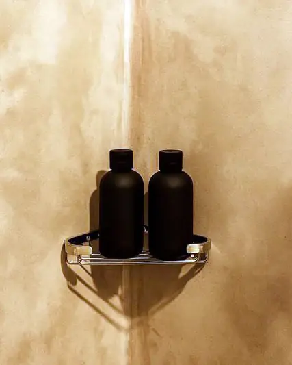 Griglia portasapone angolare In Ottone Cromo New Line Dc1 Di Tendenza