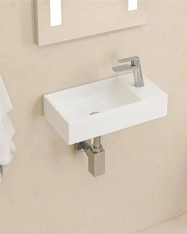 Lavabo lavamani 46x26 sospeso In Porcellana Bianca New Line E3 Affare