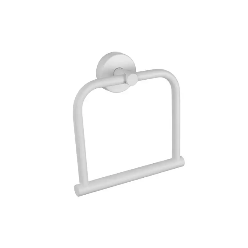 Compra Adesso New Line AS2 Portasciugamani Ad Anello In Acciaio Inox bianco opaco